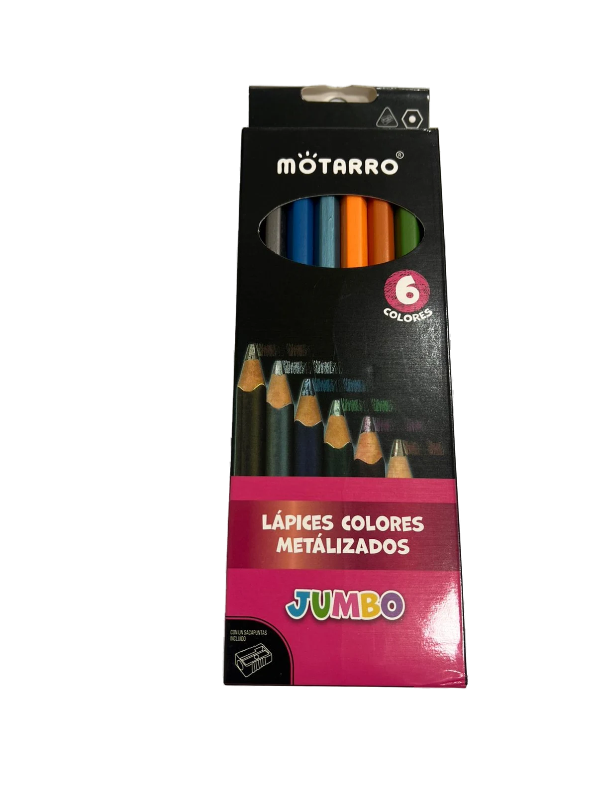 Lapices Colores Metalizados Jumbo