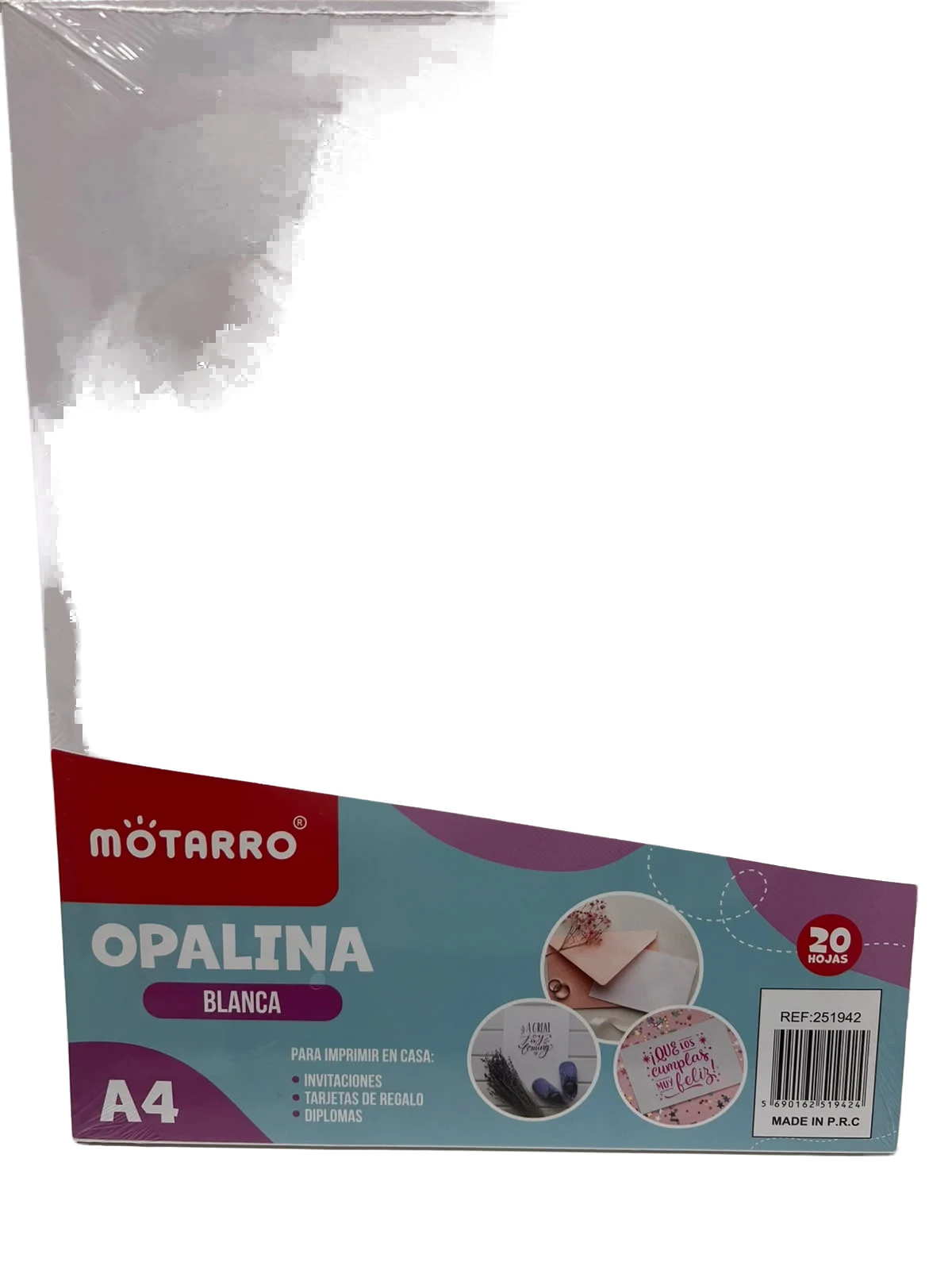 Opalina Blanca A4
