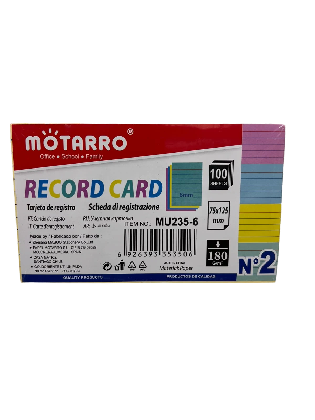 Record Card N2