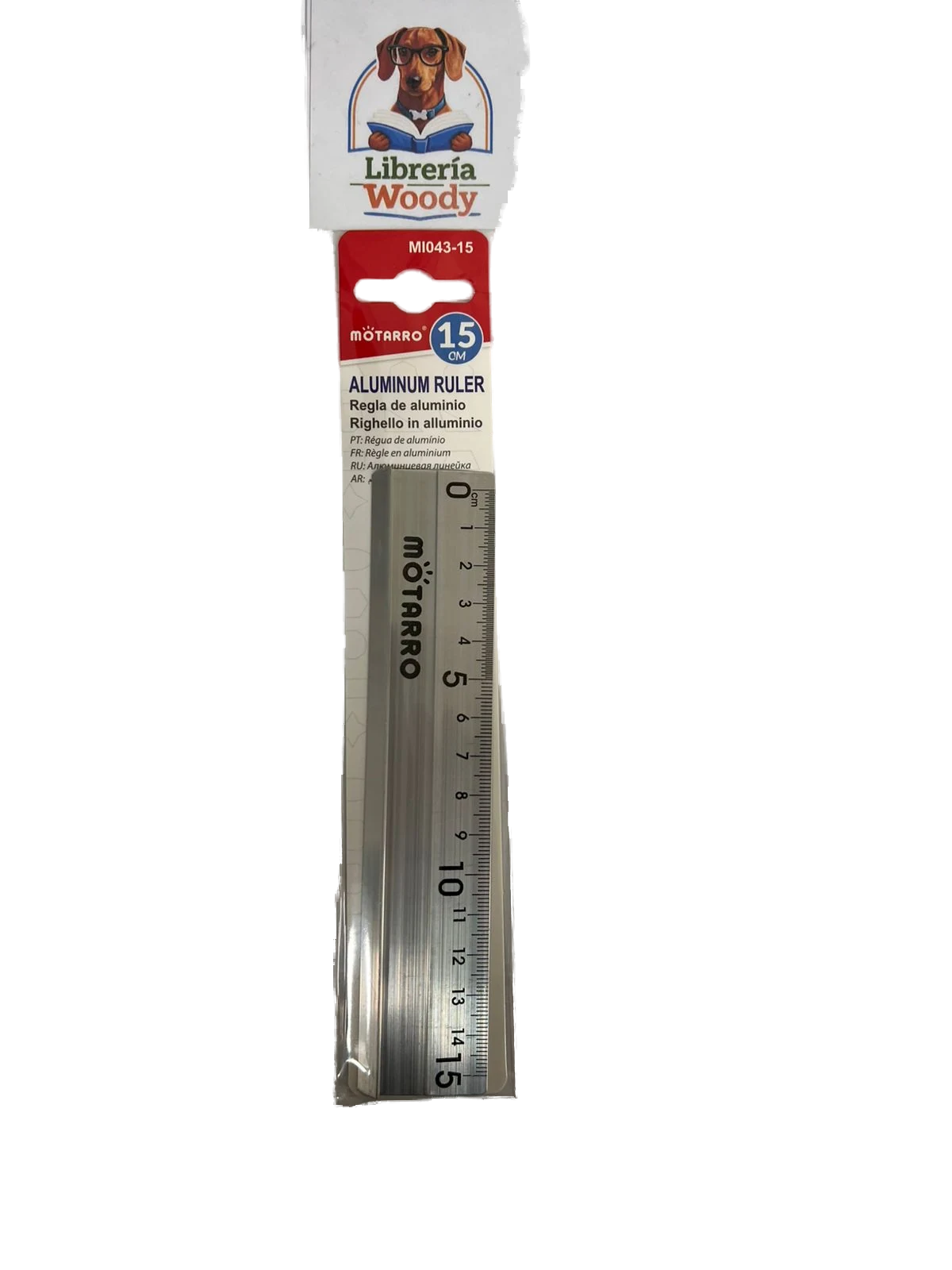 Regla de Aluminio 15Cm